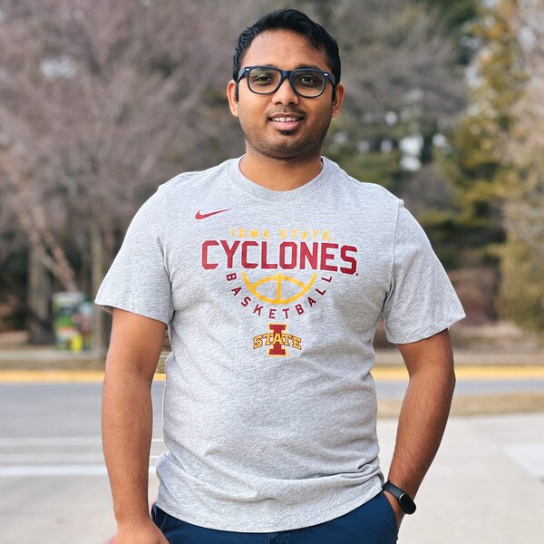 Nike® I-State Cyclones Basketball Gray T-Shirt (was $39.99)